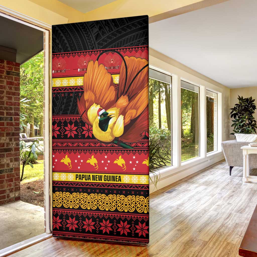 Papua New Guinea Christmas Door Cover Bikpela hamamas blong dispela Krismas LT14 - Polynesian Pride
