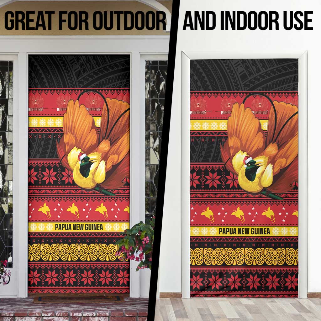 Papua New Guinea Christmas Door Cover Bikpela hamamas blong dispela Krismas LT14 - Polynesian Pride