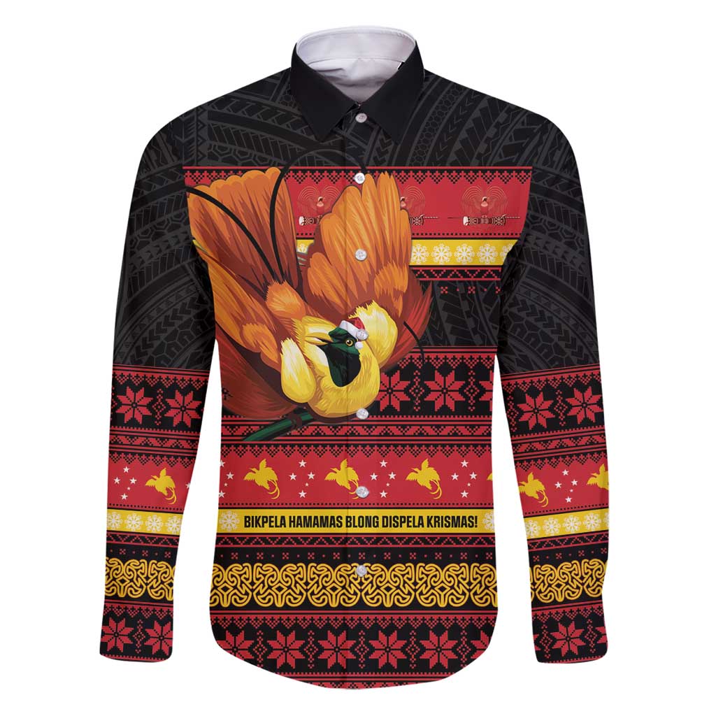 Papua New Guinea Christmas Family Matching Puletasi and Hawaiian Shirt Bikpela hamamas blong dispela Krismas - Polynesian Pride