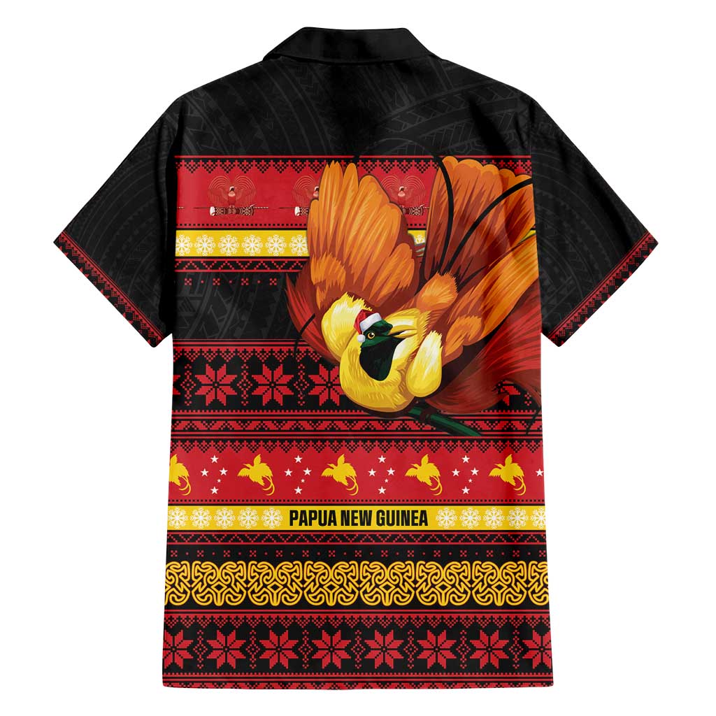 Papua New Guinea Christmas Family Matching Summer Maxi Dress and Hawaiian Shirt Bikpela hamamas blong dispela Krismas - Polynesian Pride