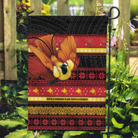 Papua New Guinea Christmas Garden Flag Bikpela hamamas blong dispela Krismas LT14 Garden Flag Red - Polynesian Pride