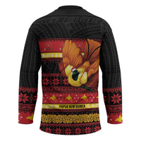 Papua New Guinea Christmas Hockey Jersey Bikpela hamamas blong dispela Krismas LT14 - Polynesian Pride