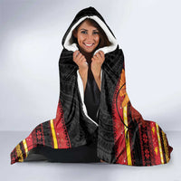 Papua New Guinea Christmas Hooded Blanket Bikpela hamamas blong dispela Krismas LT14 - Polynesian Pride