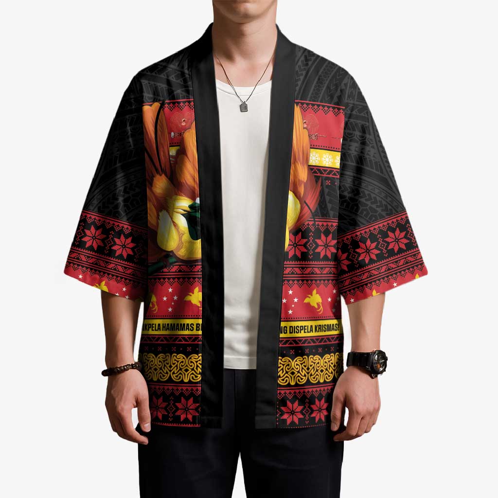 Papua New Guinea Christmas Kimono Bikpela hamamas blong dispela Krismas LT14 - Polynesian Pride