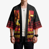 Papua New Guinea Christmas Kimono Bikpela hamamas blong dispela Krismas LT14 - Polynesian Pride