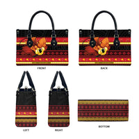 Papua New Guinea Christmas Leather Bag Bikpela hamamas blong dispela Krismas LT14 - Polynesian Pride