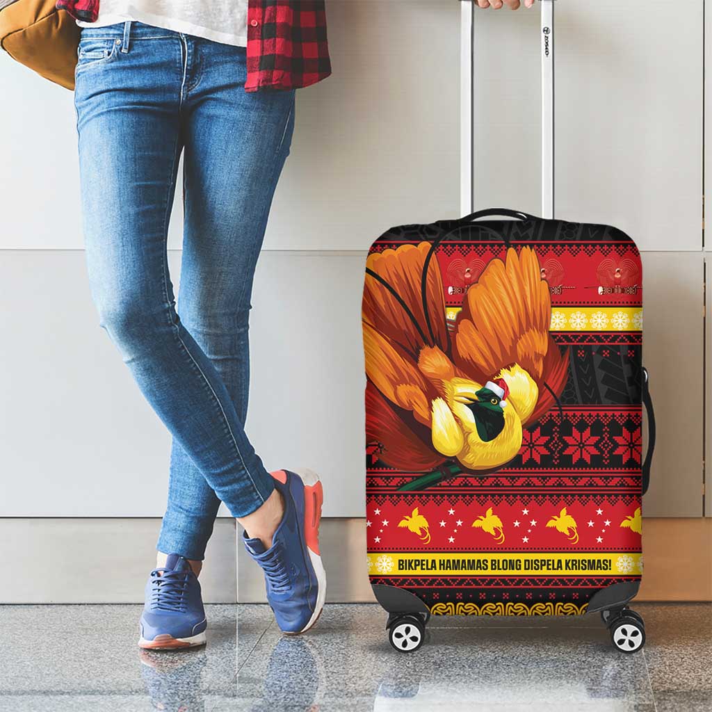 Papua New Guinea Christmas Luggage Cover Bikpela hamamas blong dispela Krismas LT14 - Polynesian Pride
