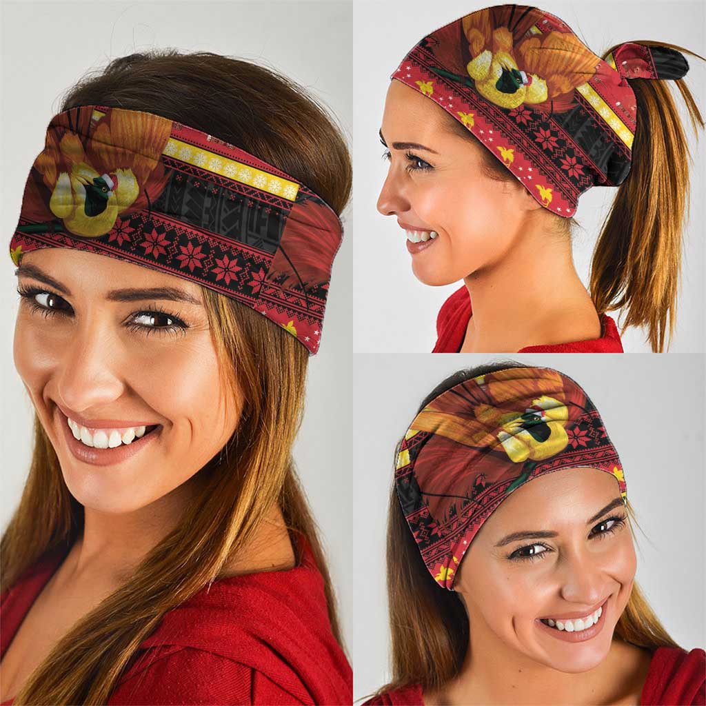 Papua New Guinea Christmas Neck Gaiter Bikpela hamamas blong dispela Krismas LT14 - Polynesian Pride