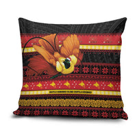Papua New Guinea Christmas Pillow Cover Bikpela hamamas blong dispela Krismas LT14 Red - Polynesian Pride