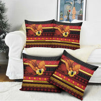 Papua New Guinea Christmas Pillow Cover Bikpela hamamas blong dispela Krismas LT14 - Polynesian Pride