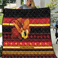Papua New Guinea Christmas Quilt Bikpela hamamas blong dispela Krismas LT14 Red - Polynesian Pride