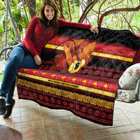 Papua New Guinea Christmas Quilt Bikpela hamamas blong dispela Krismas LT14 - Polynesian Pride