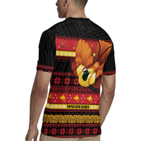 Papua New Guinea Christmas Rugby Jersey Bikpela hamamas blong dispela Krismas LT14 - Polynesian Pride