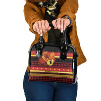 Papua New Guinea Christmas Shoulder Handbag Bikpela hamamas blong dispela Krismas LT14 One Size Red - Polynesian Pride