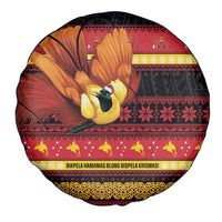 Papua New Guinea Christmas Spare Tire Cover Bikpela hamamas blong dispela Krismas LT14 - Polynesian Pride