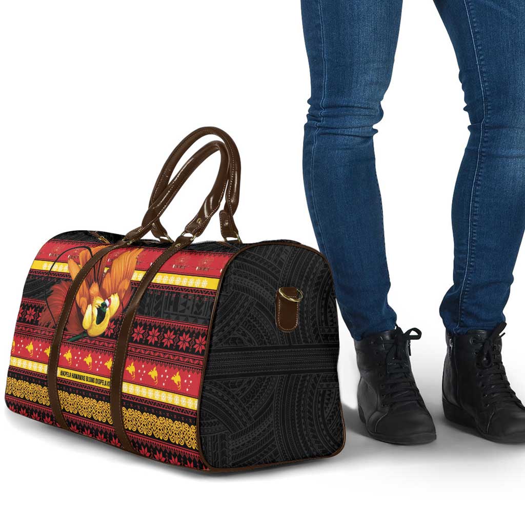 Papua New Guinea Christmas Travel Bag Bikpela hamamas blong dispela Krismas LT14 - Polynesian Pride