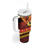 Papua New Guinea Christmas Tumbler With Handle Bikpela hamamas blong dispela Krismas LT14 - Polynesian Pride