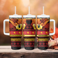 Papua New Guinea Christmas Tumbler With Handle Bikpela hamamas blong dispela Krismas LT14 - Polynesian Pride