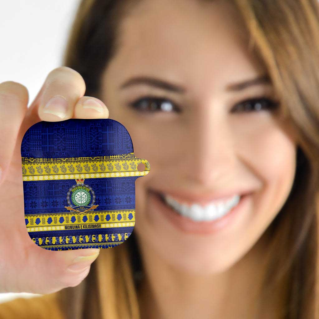Niue Christmas AirPods Case Monuina e Kilisimasi Hiapo Motifs - Polynesian Pride