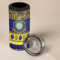 Niue Christmas 4 in 1 Can Cooler Tumbler Monuina e Kilisimasi Hiapo Motifs LT14 - Polynesian Pride
