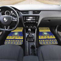 Niue Christmas Car Mats Monuina e Kilisimasi Hiapo Motifs - Polynesian Pride