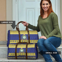 Niue Christmas Travel Bag Monuina e Kilisimasi Hiapo Motifs - Polynesian Pride