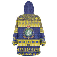 Niue Christmas Wearable Blanket Hoodie Monuina e Kilisimasi Hiapo Motifs LT14 - Polynesian Pride