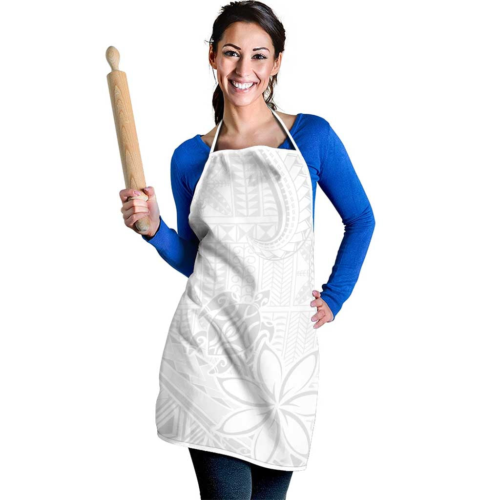Tapu Fanau Ia Niue Apron Happy White Sunday Unique Hiapo - Polynesian Pride