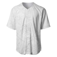 Tapu Fanau Ia Niue Baseball Jersey Happy White Sunday Unique Hiapo - Polynesian Pride