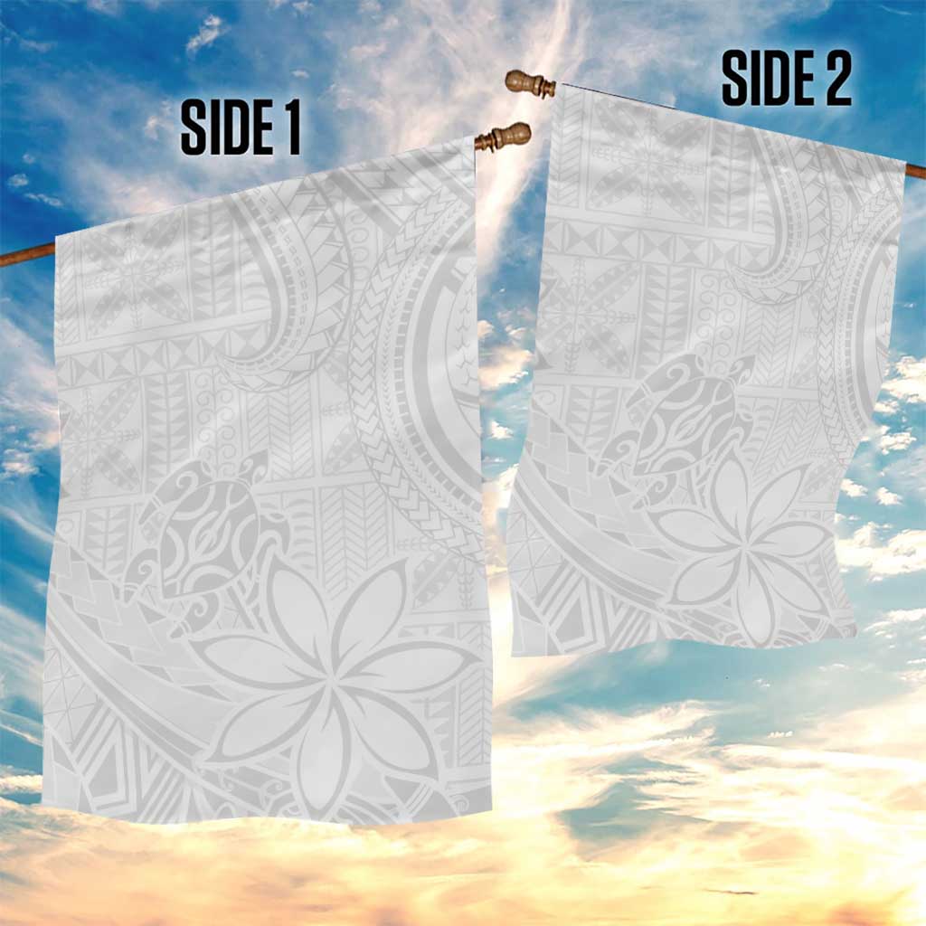 Tapu Fanau Ia Niue Garden Flag Happy White Sunday Unique Hiapo LT14 - Polynesian Pride