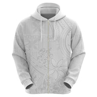 Tapu Fanau Ia Niue Hoodie Happy White Sunday Unique Hiapo LT14 - Polynesian Pride