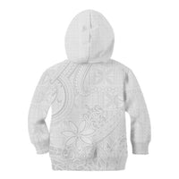 Tapu Fanau Ia Niue Kid Hoodie Happy White Sunday Unique Hiapo LT14 - Polynesian Pride