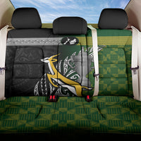 New Zealand and South Africa Rugby Back Car Seat Cover 2023 World Cup Final All Black Springboks Together LT14 One Size Black - Polynesian Pride