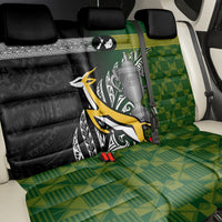 New Zealand and South Africa Rugby Back Car Seat Cover 2023 World Cup Final All Black Springboks Together LT14 - Polynesian Pride