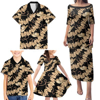 Vanuatu Cowboy Family Matching Puletasi and Hawaiian Shirt Seamless Straw Hats Hibiscus LT14 - Polynesian Pride