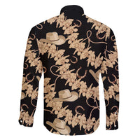 Vanuatu Cowboy Family Matching Puletasi and Hawaiian Shirt Seamless Straw Hats Hibiscus LT14 - Polynesian Pride