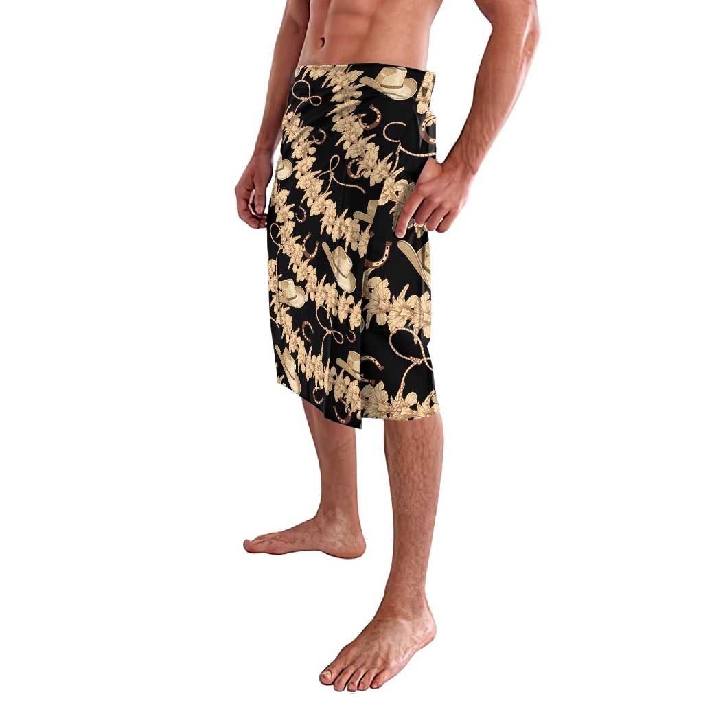 Vanuatu Cowboy Lavalava Seamless Straw Hats Hibiscus - Polynesian Pride