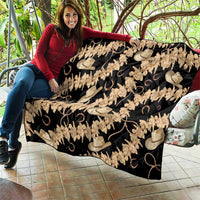 Vanuatu Cowboy Quilt Seamless Straw Hats Hibiscus - Polynesian Pride