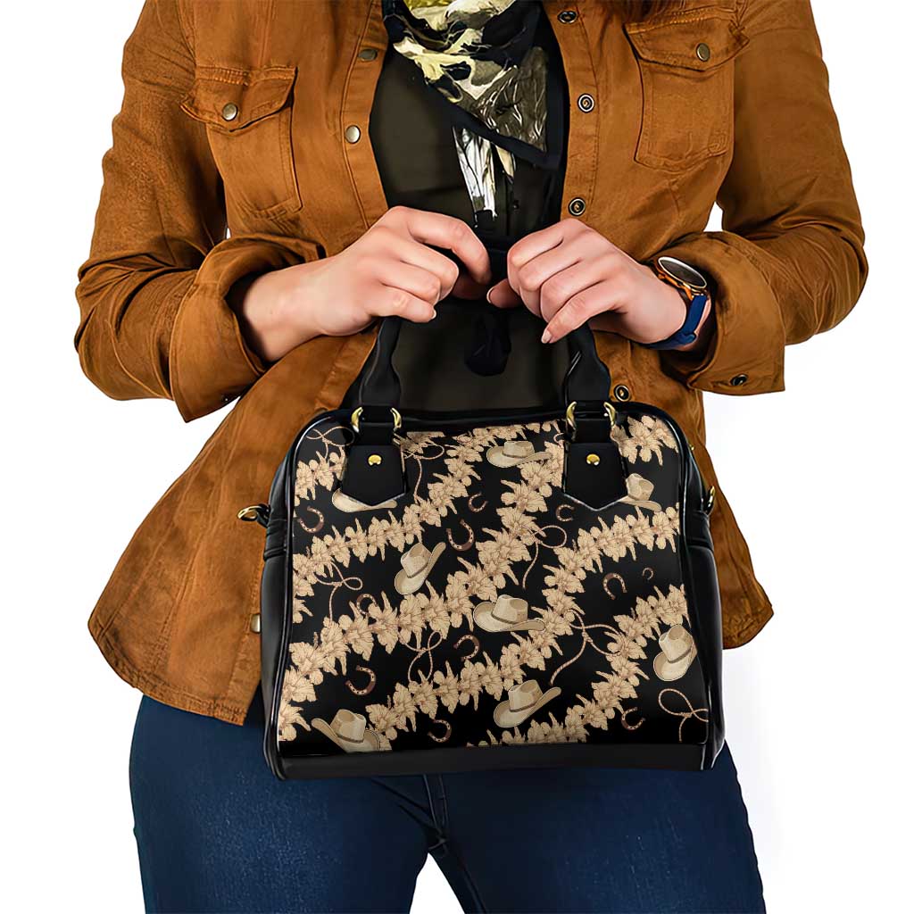 Vanuatu Cowboy Shoulder Handbag Seamless Straw Hats Hibiscus - Polynesian Pride