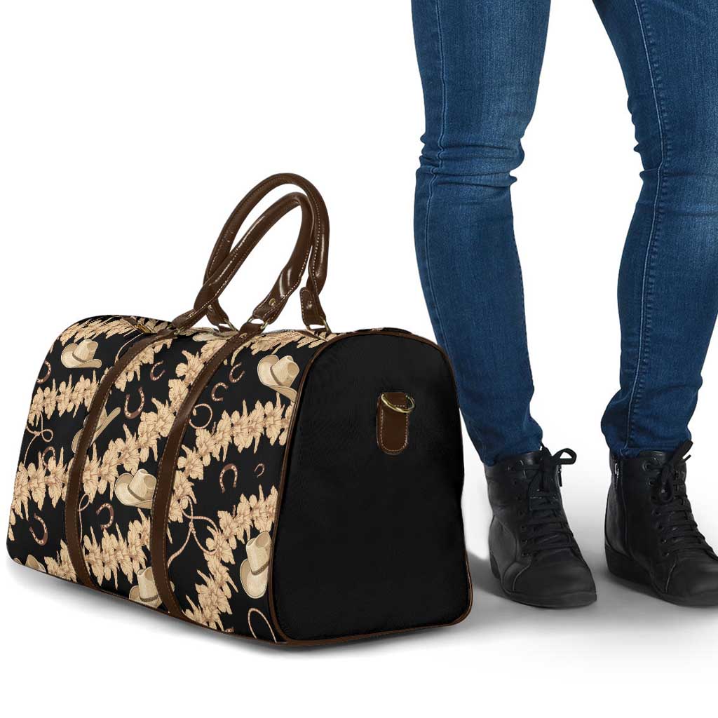 Vanuatu Cowboy Travel Bag Seamless Straw Hats Hibiscus - Polynesian Pride