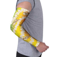 Vanuatu Cowboy Arm Sleeves Straw Hats Hibiscus With Sand Drawing LT14 - Polynesian Pride
