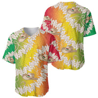 Vanuatu Cowboy Baseball Jersey Straw Hats Hibiscus With Sand Drawing - Polynesian Pride