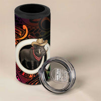Vanuatu Boar Cowboy 4 in 1 Can Cooler Tumbler Tusk Gradient Polynesian Pattern LT14 - Polynesian Pride