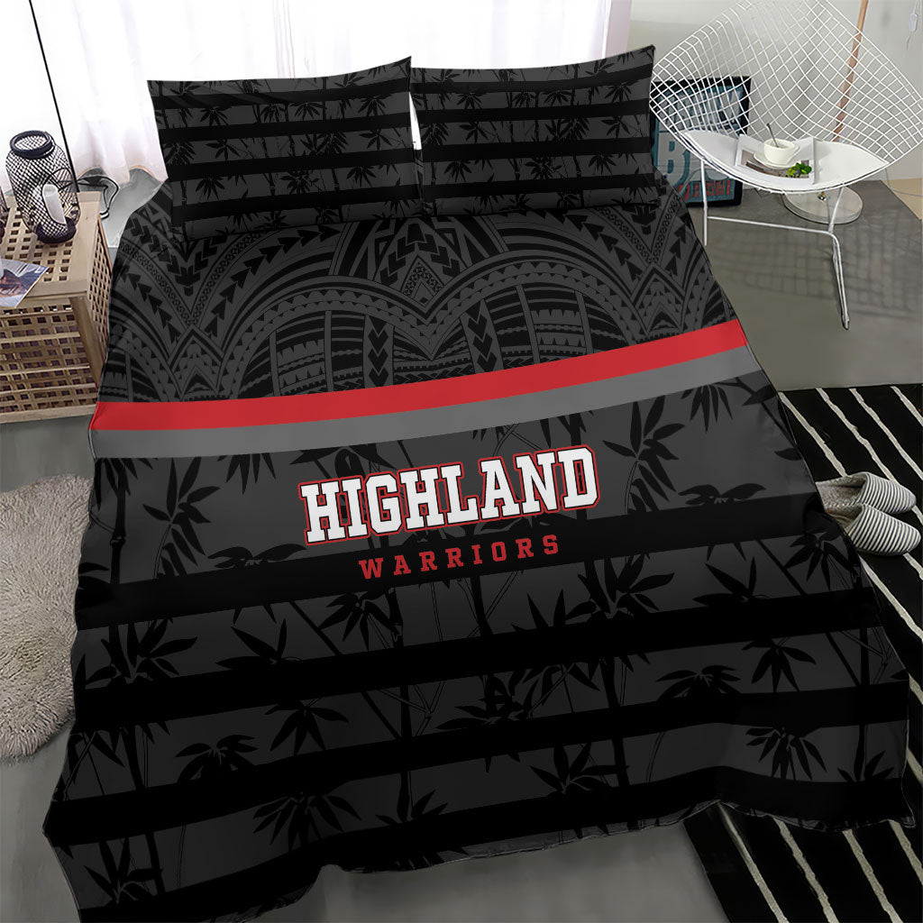 Fiji Naitasiri Rugby Bedding Set Go Highland Warriors LT14 - Polynesian Pride