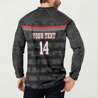 Fiji Naitasiri Rugby Custom Button Sweatshirt Go Highland Warriors LT14 - Polynesian Pride