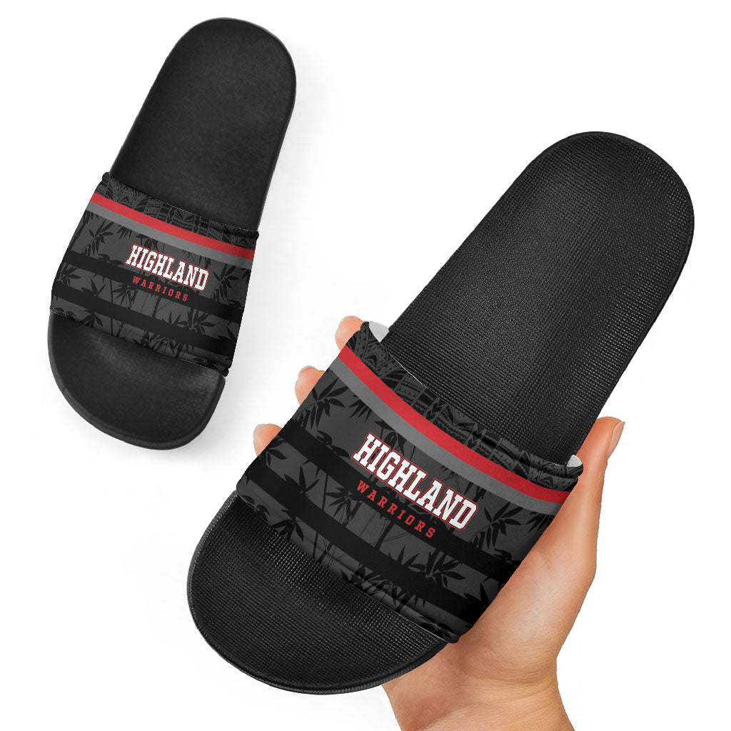 Fiji Naitasiri Rugby Slide Sandals Go Highland Warriors LT14 - Polynesian Pride