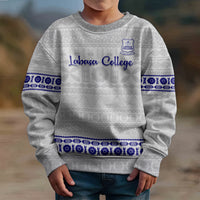 Personalised Fiji Labasa College Kid Ugly Christmas Sweater Fijian Tapa Pattern LT14 - Polynesian Pride