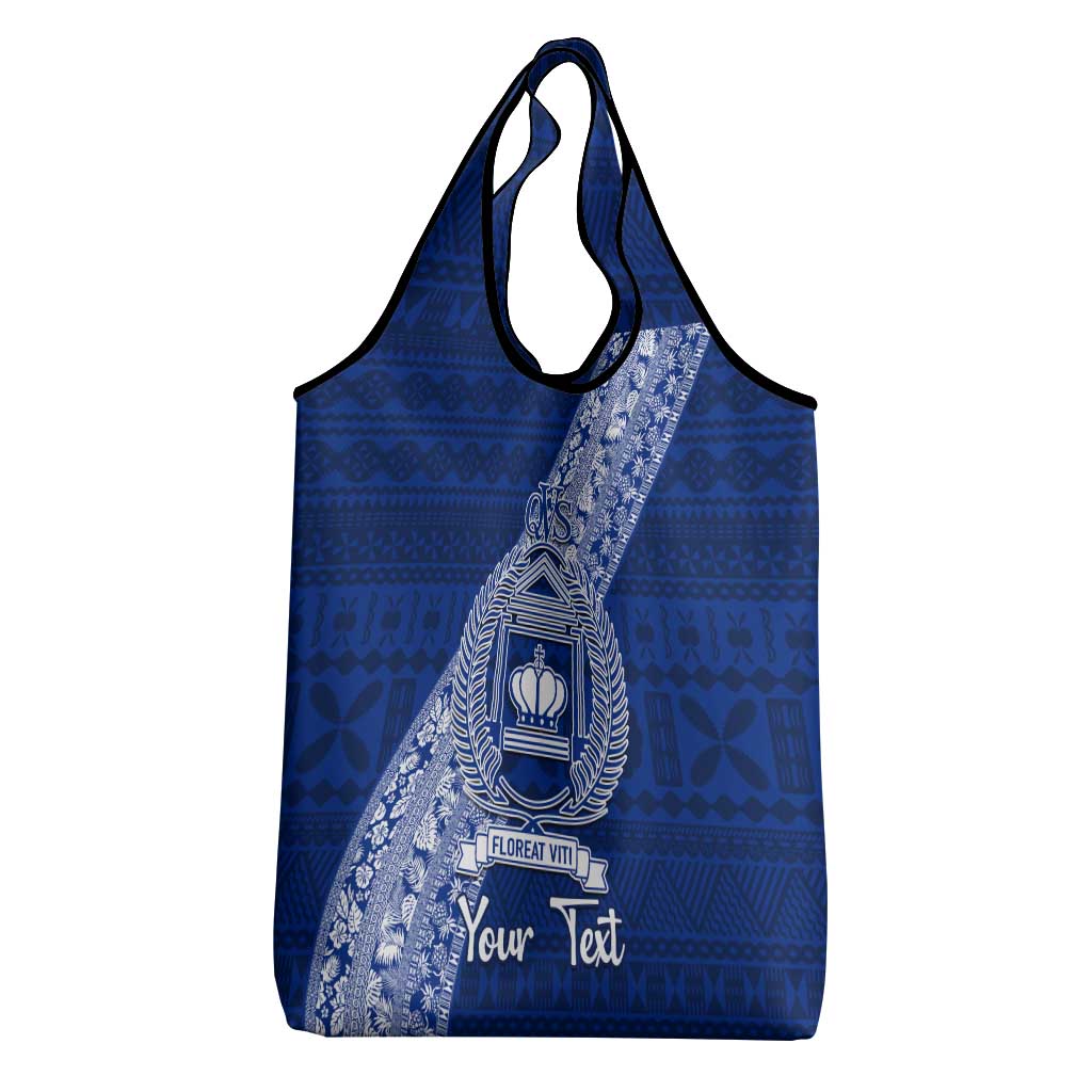 Personalised Fiji Queen Victoria School Grocery Bag Fijian Tapa Pattern LT14 - Polynesian Pride