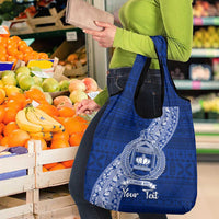 Personalised Fiji Queen Victoria School Grocery Bag Fijian Tapa Pattern LT14 - Polynesian Pride