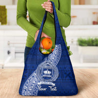 Personalised Fiji Queen Victoria School Grocery Bag Fijian Tapa Pattern LT14 - Polynesian Pride